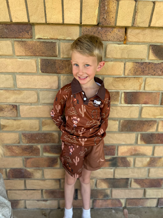 Little Cowboy Fishing Shirt