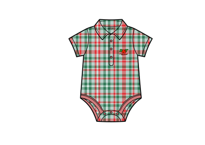 Plaid Christmas fishing shirt