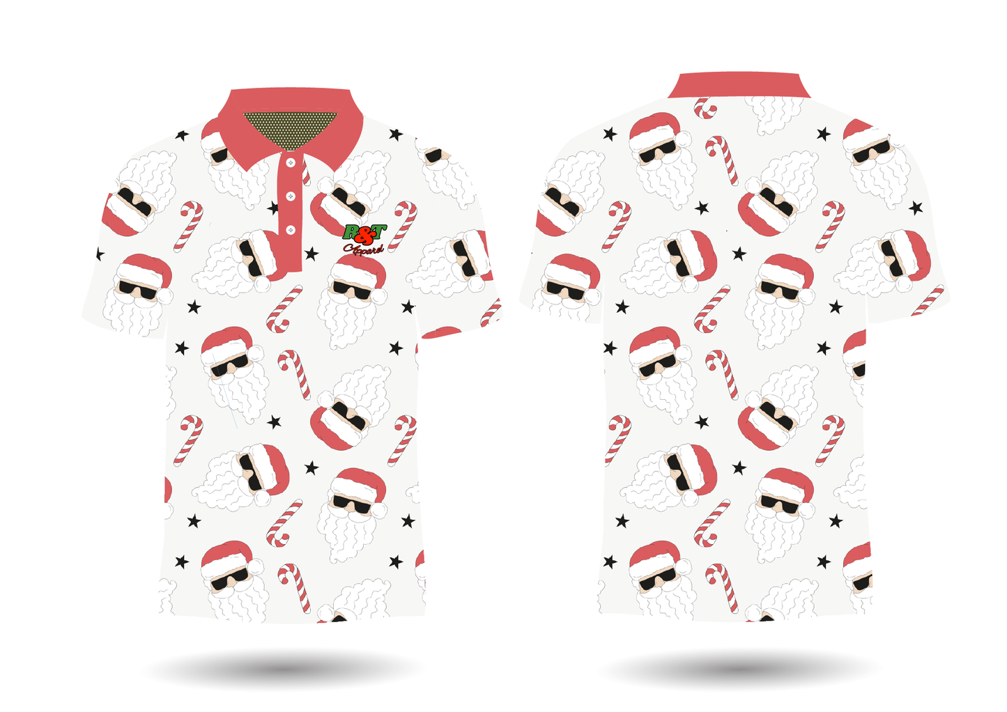 Cool Santa Fishing Shirts